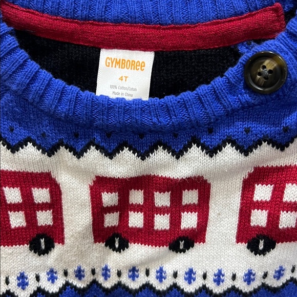 London themed Gymboree sweater size 4T - Picture 2 of 4